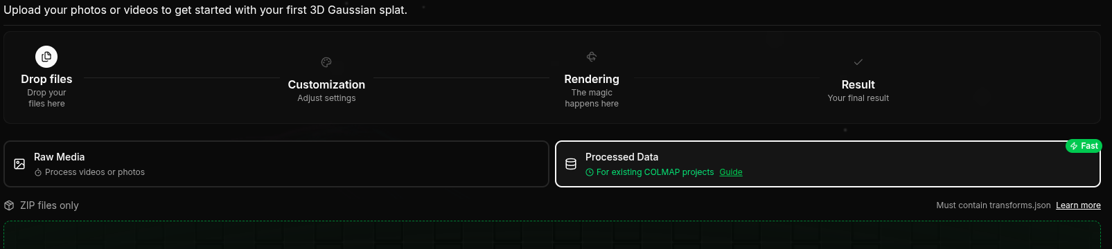 Select preprocessed in splattr